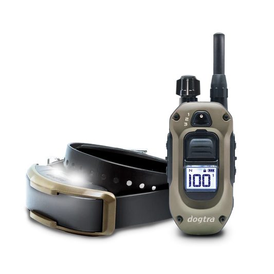 Dogtra 1200X nuotolinio dresavimo antkaklis | veikimo nuotolis iki 1200 m