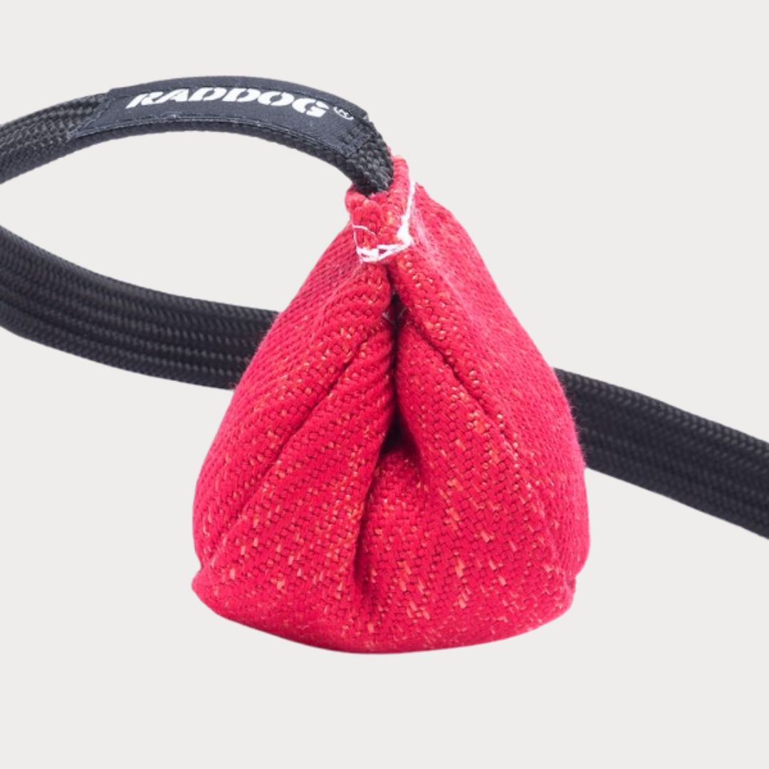 Small ball made of synthetic fabric
